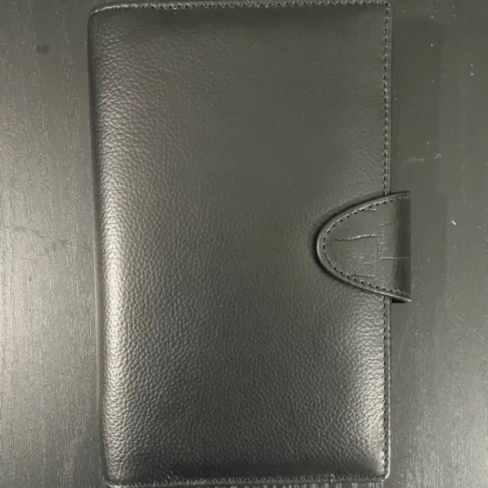 Filofax Calipso Personal Compact Organizer Black
